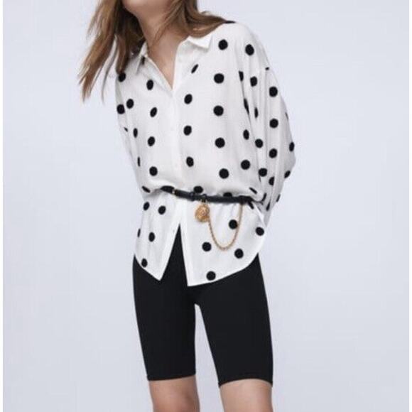 Zara Urban Outfitters & Alythea Textured Polka Seamless Bra Top & Shorts SET L - Picture 10 of 13